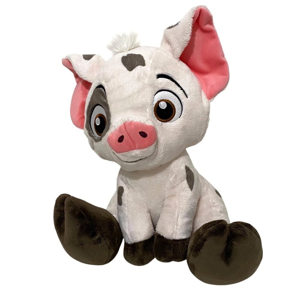 Disney‎ Moana PUA Pig Plush 12" Sitting Big Eyes Ears Feet Embroidered Character